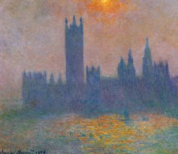 Houses of Parliament, Effect of Sunlight in the Fog II